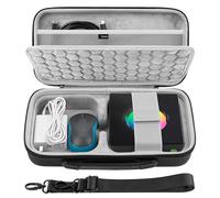 GEEKRIA Custodia da viaggio rigida per mini PC, compatibile con GMKtec K11/K8 Plus/M7/M6 Ultra/K6/M5 Plus/M5 Ultra/M3 Ultra/M3, Beelink Ser5 MAX/SER5 PRO/SER3/EQR6/S13 Pro/S12 (grigio scuro)