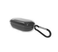 GEEKRIA Custodia in silicone compatibile con auricolari Huawei FreeBuds SE True Wireless, custodia protettiva per il trasporto con gancio portachiavi, porta di ricarica accessibile (trasparente)
