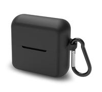 GEEKRIA Custodia in silicone compatibile con auricolari Skullcandy Mod True Wireless, custodia protettiva per auricolari con gancio portachiavi, porta di ricarica accessibile, LED frontale visibile
