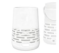 Geekria Custodia in silicone compatibile con Bose SoundLink Revolve+, SoundLink Revolve+ II Wireless Speaker Cover con porta di ricarica accessibile (bianco)