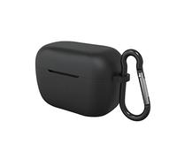 Geekria Custodia in silicone compatibile con Sennheiser CX 500BT True Wireless, cover pelle per auricolari, custodia protettiva con gancio per portachiavi, porta di ricarica accessibile (Nero)