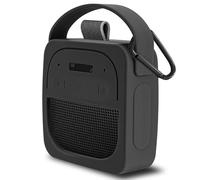 Geekria Custodia in silicone per altoparlante compatibile con Bose SoundLink Micro II, custodia protettiva morbida, custodia di ricambio per altoparlanti portatili da viaggio con gancio portachiavi