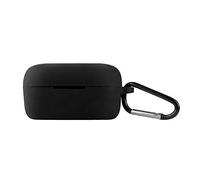 GEEKRIA - Custodia in silicone per auricolari Samsung AKG N400 True Wireless Bluetooth tipo canale ANC, custodia di ricarica, custodia protettiva da viaggio(nero)