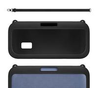 Geekria Custodia per altoparlante in silicone compatibile con Bose SoundLink Max, custodia protettiva morbida, custodia di ricambio per altoparlanti portatili da viaggio con tracolla (nero)