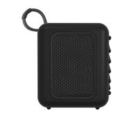 Geekria Custodia per altoparlante in silicone compatibile con JBL GO 4, custodia protettiva morbida, custodia di ricambio per altoparlanti portatili da viaggio con gancio portachiavi (nero)
