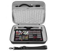GEEKRIA Custodia per il trasporto con interfaccia audio, compatibile con YoloLiv YoloBox Extreme, custodia rigida da viaggio in EVA (grigio scuro)
