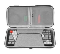 GEEKRIA Custodia per tastiera 75%, borsa da viaggio rigida per tastiera portatile wireless a 84 tasti, compatibile con Keychron K2, tastiera meccanica POP Keys