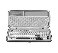 Geekria Custodia per tastiera, 90%-96%, custodia rigida da viaggio per tastiera meccanica a 100 tasti, compatibile con RK Royal KLUDGE RK100, ASUS ROG Strix Scope II 96, Keychron Q5, AULA F99