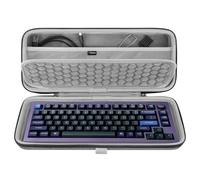GEEKRIA Custodia per tastiera a 68 tasti per il 65% della tastiera, custodia rigida da viaggio, compatibile con RK Royal KLUDGE R65 / RK68, Keychron K6 / K6 Pro / Q2 / Q2 Max / V2, Nuphy Halo65 HE