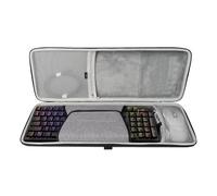 GEEKRIA Custodia per tastiera e mouse, custodia rigida da viaggio per tastiera meccanica e mouse da 100 tasti, compatibile con ASUS ROG Strix Scope II 96, Aula F99