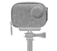 GEEKRIA Custodia portatile per GO Ultra, custodia da viaggio compatibile con Insta360 GO Ultra, resistente all'acqua, mini protettiva rigida, accessori per action camera (grigio chiaro)