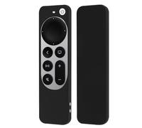 Geekria Custodia Protettiva Compatibile con Telecomando 2022 Apple TV 4K 3a Gen - Custodia in Silicone Antiscivolo Antiurto per Telecomando 2021 Apple TV 4K Siri 2a Gen con Cordino