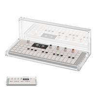 Geekria Custodia protettiva per sintetizzatore in acrilico trasparente, chiusura magnetica, compatibile con sintetizzatore portatile Teenage Engineering OP-1 Field/OP-1/OP-XY (trasparente)