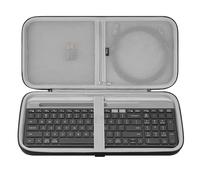 Geekria Custodia protettiva rigida per tastiera, compatibile con Logitech MK470 Slim tastiera e mouse wireless, Logitech MK470 / K585 / K580 (grigio scuro)