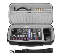 GEEKRIA Custodia rigida da viaggio compatibile con Zoom LiveTrak L6 / L6, mixer digitale, borsa per trasporto mixer audio (grigio scuro)
