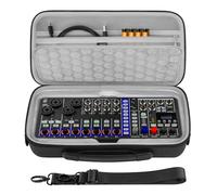 GEEKRIA Custodia rigida da viaggio compatibile con Zoom LiveTrak L6max / L6max mixer digitale, borsa per il trasporto (grigio scuro)