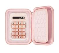 GEEKRIA Custodia rigida da viaggio con tastierino numerico, compatibile con tastiera numerica LOFREE Foundation Numpad/rossetto, borsa portatile per il trasporto (rosa)