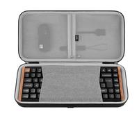 Geekria custodia rigida da viaggio per tastiera 75% a 84 tasti, compatibile con Keychron K2 HE, EPOMAKER x Aula F75, ASUS ROG Azoth Extreme 75/Falchion Ace 75 HE e Womier SK80 (grigio scuro)