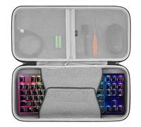 GEEKRIA Custodia rigida da viaggio per tastiera meccanica da gioco TKL 80/87 Razer Huntsman V2, Razer BlackWidow TE Chroma V2