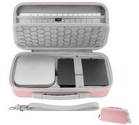 Geekria Custodia rigida per computer da ufficio, compatibile con Apple Mac Mini M4 / Mini M4 Pro (2024), compatibile con tastiera, mouse, touchpad e accessori magici (rosa)
