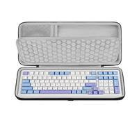 Geekria Custodia rigida per tastiera, compatibile con Aula F99, Logitech G316 X 98, RedThunder K95, Redragon K686 PRO / K719, Keychron K4 Pro / V5 Max, borsa protettiva (grigio scuro)