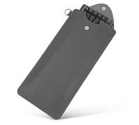 GEEKRIA Custodia sottile da trasporto per tastiera a 84 tasti, compatibile con MelGeek O2, LOFREE Flow84/Lite 84, Logitech MX Mechanical Mini, IQUNIX MQ80, custodia da viaggio in pelle vegana (grigio