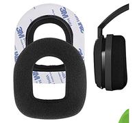 GEEKRIA Earpad di Ricambio per Astro A10 Gaming Headset - Cuffie da Gioco - Nero - Memory Foam e Velour di Alta Qualità - 2 Pezzi