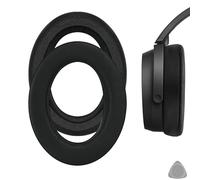 Geekria Elite - Cuscinetti auricolari di ricambio in pelle di pecora per cuffie Sennheiser HD490Pro, HD490ProPlus, colore nero