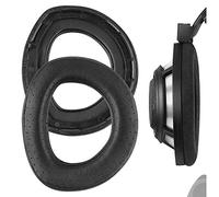 Geekria Elite, cuscinetti di ricambio in pelle di pecora perforata, compatibili con cuffie Sennheiser HD800, cuscinetti auricolari, parti di riparazione (nero)