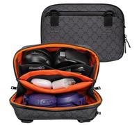 Geekria Elite - Custodia protettiva di ricambio per cuffie Bose, JBL, Sony, Skullcandy e altri, custodia protettiva da viaggio con vano per cavi (grigio scuro)