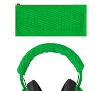 GEEKRIA - Fascia per Capelli, Compatibile con Razêr Kraken PRO V2, 7.1 V2, Ultimate Gaming Headset, Elastico in Tessuto a Maglia protettore/Fascia protettore Parti di Riparazione (Verde)