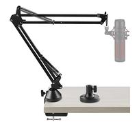 Geekria for Creators - Braccio per microfono compatibile con HyperX QuadCast, QuadCast S, SoloCast Mic Boom Arm con adattatore di montaggio a flangia da tavolo, supporto per sospensione, supporto da