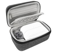 Geekria for Creators Custodia per microfono compatibile con Hollyland Lark M2S, case di ricarica, borsa rigida da viaggio per microfono, borsa da viaggio portatile con spazio per cavi (Grigio)