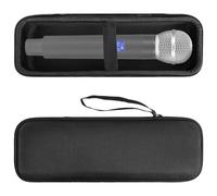 GEEKRIA for Creators - Custodia per microfono, custodia protettiva da viaggio con vano per cavi, compatibile con TONOR TW630, TW620, Dolphin MCX10, MCX20, Gemini Sound GMU-M100 (nero)