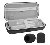 GEEKRIA for Creators - Custodia per microfono wireless compatibile con sistema JBL Wireless a due microfoni, con 2 confezioni di copertura in schiuma per microfono, contiene 2 microfoni, ricevitori