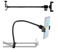 Geekria for Creators Flexibler Handyhalter für Mikrofonarm, Schwanenhals-Mikrofonständer, Smartphone-Halterung, Kompatibel mit iP 14, 14 Plus, 13, Galaxy S22 Ultra (2 Stück)