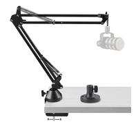 GEEKRIA for Creators Mikrofonarm Kompatibel mit Rode PodMic, NT-USB, NT1-A, NT1, Mikrofonarmhalterung mit Tischflanschadapter, Schwebeständer, Mikrofon-Scherenarm, Tischhalterung