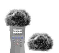 Geekria for Creators Parabrezza peloso compatibile con Zoom H1 essential Handy Recorder, protezione antivento DeadCat, copertura antivento lanugine, registratore digitale portatile (colore grigio