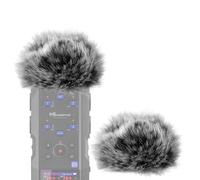 Geekria for Creators Parabrezza peloso compatibile con Zoom H6 Essential Handy Recorder, protezione antivento DeadCat, copertura antivento lanugine, registratore digitale portatile (colore grigio