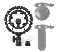Geekria for Creators - Supporto antiurto per microfono, compatibile con Blue Yeti, Yeti X, Yeti Pro, Yeticaster, Snowball, Snowball ICE, adattatore anti-vibrazione per microfono, colore: nero