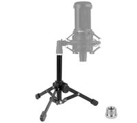 Geekria for Creators Supporto per microfono da tavolo compatibile con microfoni Audio-Technica AT2020, AT2020USB, AT2035, AT2050, ATR2500x, supporto per microfono con piedini pieghevoli antiscivolo