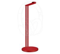 GEEKRIA Headphone Desktop Stand Headset Holde, Earphone Stands for All Headsets Such as HyperX Gaming Headphones, Bose/Sony/Sennheiser Music Headphones (Red)