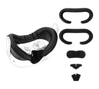 Geekria Interfaccia facciale e copertura per il viso aggiornata VR compatibile con Meta Quest 3S, cuscino in schiuma PU a prova di sudore, set di accessori con nasello leggero anti-perdite, design a