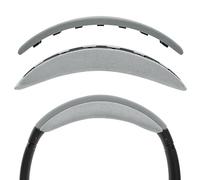 Geekria Lammy, Fascia in velluto compatibile con cuffie Bose QuietComfort 35II Gaming, QC35II/QC35/QC45/QC SE, cinturino di ricambio (grigio)