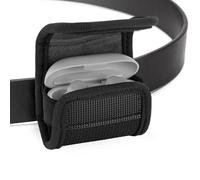 GEEKRIA Marsupio compatibile con auricolari Beats Solo Buds, SHOKZ OpenDots ONE True Wireless, custodia protettiva con velcro (per zaini, cinture), nero