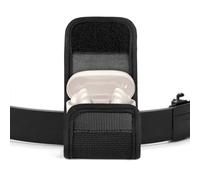 GEEKRIA Marsupio per auricolari compatibile con auricolari Bose QC/Ultra/Earbuds II/New QC, custodia protettiva con velcro per zaini (nero)