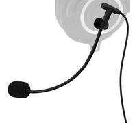 Geekria Microfono Boom da Fissare, trasforma le tue cuffie in un headset da gaming, compatibile con PC, console e dispositivi portatili, ideale per i gamer, nero.