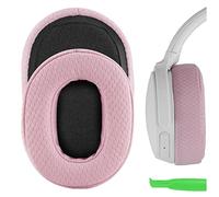 Geekria NOVA - Cuscinetti auricolari di ricambio in tessuto a rete, compatibili con cuffie Skullcandy Crusher Wireless, Evo, ANC, Hesh 3, colore: rosa