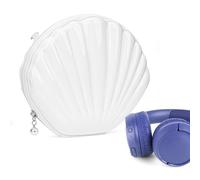 Geekria NOVA - Custodia per cuffie compatibile con JBL Tune 510BT/520BT, AKG Y50BT, Y500, custodia da viaggio extra rigida di ricambio (SeaShell bianco)