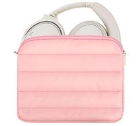 Geekria NOVA - Custodia protettiva per cuffie compatibile con JBL Tour One M3, Bose QC Ultra II, Sennheiser PXC 550-II, custodia protettiva da viaggio con vano per cavi, colore: rosa